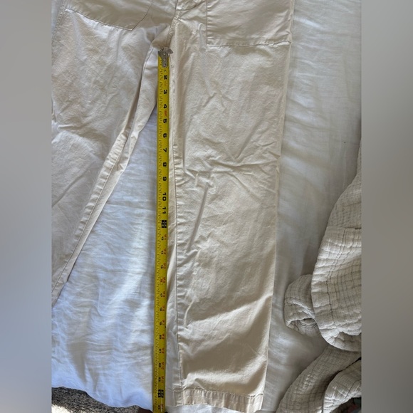 Sundance Cream Casual High Waisted Fall Staple Ankle Pants - Picture 7 of 8